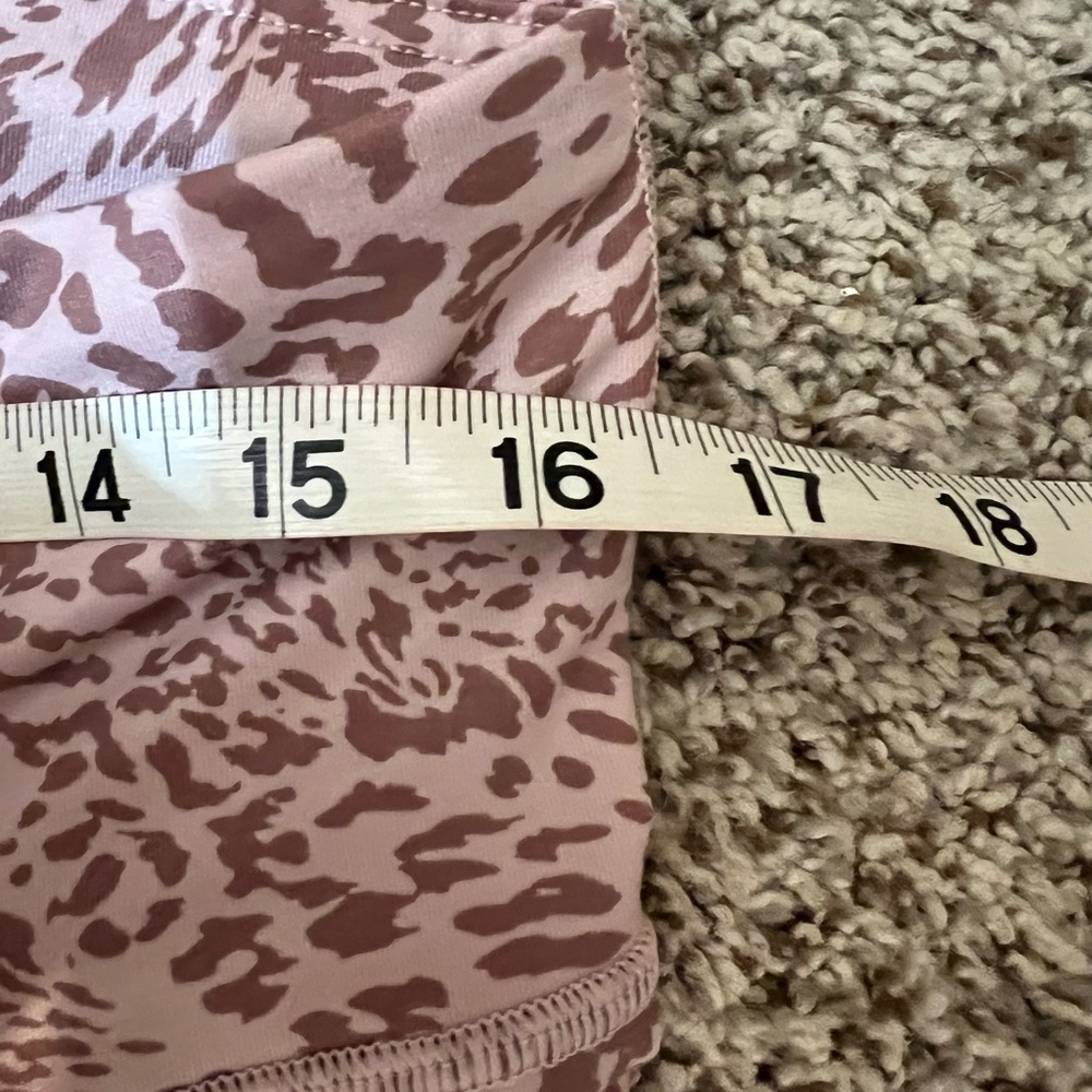 GapFit Women Pink Animal Print Leggings Size L - Picture 6 of 9